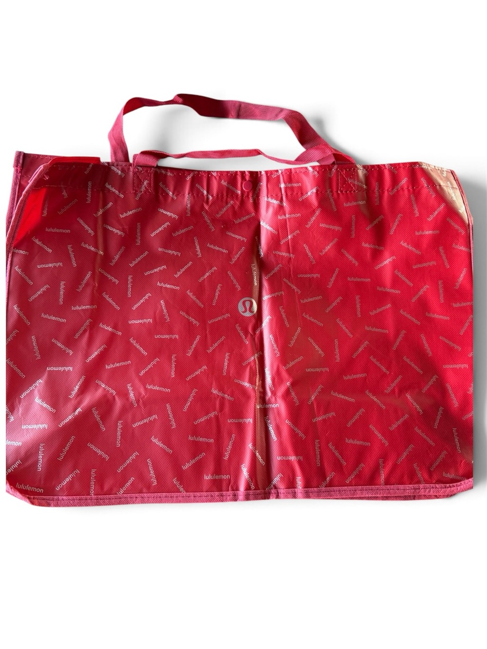 lululemon athletica  Red Logo Jumbo Reusable Tote Bag